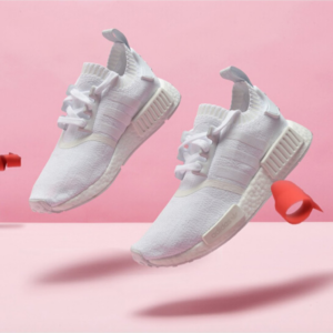 Alternative view of Giày Adidas Wmns NMD_R1 PK 'Running White' CQ2040