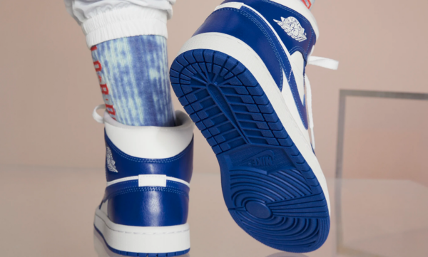 Giày Nike Air Jordan 1 Mid 'Kentucky Blue' BQ6472-104 - Ảnh 5