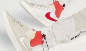 Alternative view of Giày Nike Blazer Low '77 'Grey White Removable Swoosh' DH4370-002