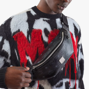 Alternative view of Túi MCM Small Fursten Belt Bag In Visetos Black MMZAAFI04BK001