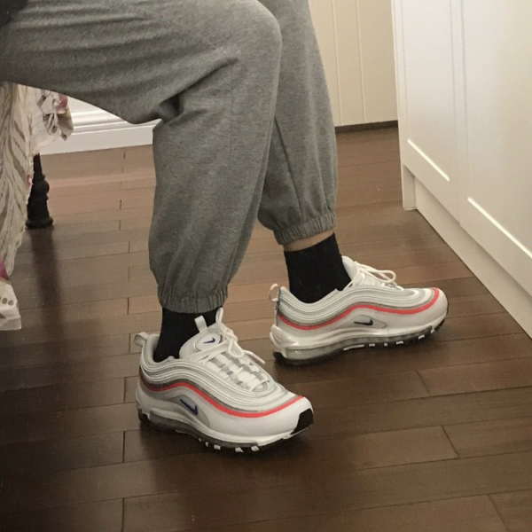 Giày Nike Wmns Air Max 97 Essential 'Flash Crimson Silver' CZ6087-101 - Ảnh 4