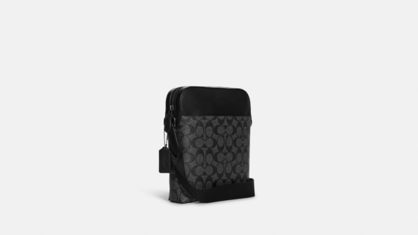 Tui Coach Houston Flight Bag In Signature Canvas 'Black' 4010-QBMI5