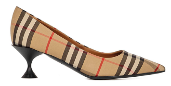 Giày Burberry Vintage Check Cotton Pumps Beige 80240751
