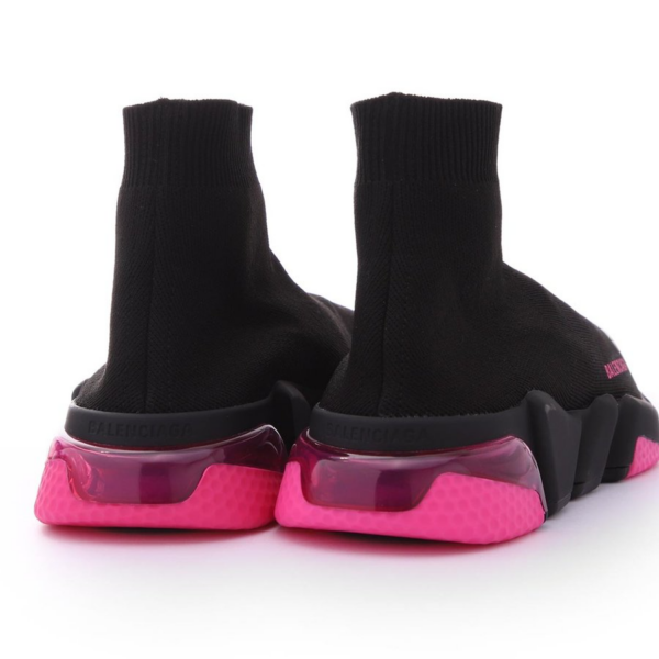 Giày Balenciaga Wmns Speed Trainer 'Clear Sole Black Pink' 607543 W05GJ 1051 - Ảnh 4