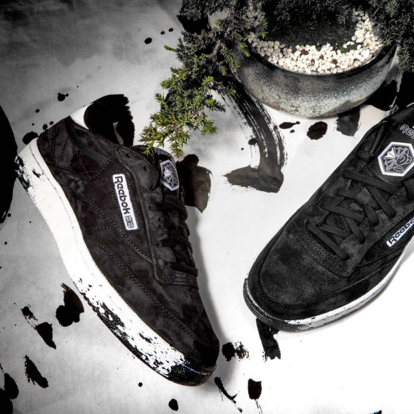 Giày Reebok Yoshio Kubo x Club C 85 'Black' FY3038 - Ảnh 2