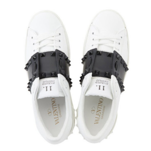 Alternative view of Giày Valentino Rockstud Hidden Sneakers White Black Women SW0S0A01 LTU A01
