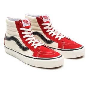 Giay Vans Sk8-Hi 38 DX 'Anaheim Factory White Red' VN0A38GF4UK