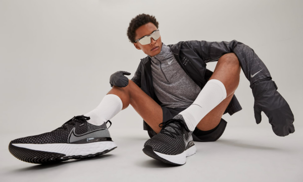 Giày Nike React Infinity Run Flyknit 'Black White' CD4371-012 - Ảnh 4