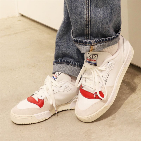 Giày Adidas Rivalry Low 'White Glory Red' EF6418 - Ảnh 2