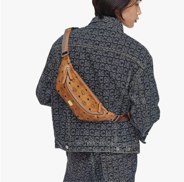 Túi MCM Medium Fursten Belt Bag In Visetos Cognac MMZAAFI01CO001 - Ảnh 2