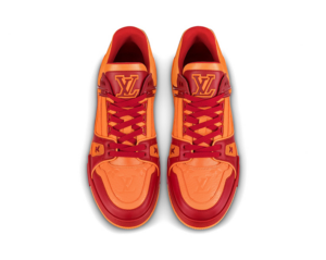 Alternative view of Giày Louis Vuitton Trainer Sneaker Red Orange 1A8WDZ