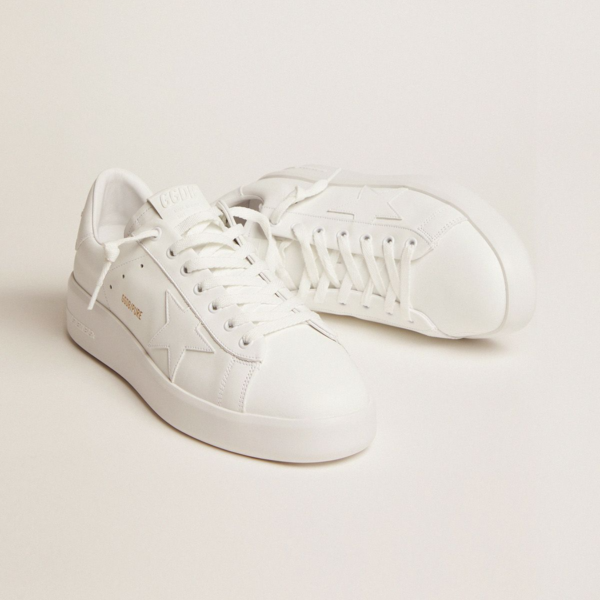 Giày Golden Goose Purestar All White GMF00197-F000541-10100 - Ảnh 3