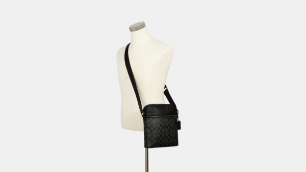 Tui Coach Houston Flight Bag In Signature Canvas 'Black' 4010-QBMI5