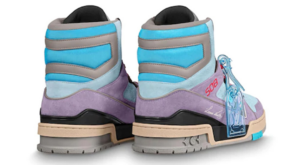 Alternative view of Giày Louis Vuitton Trainer Sneaker Boot 'Purple' 1A7R0P