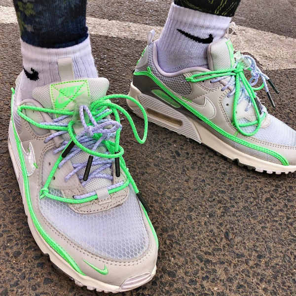 Giày Nike Air Max 90 'Sail Neon Green' CZ9078-010 - Ảnh 2