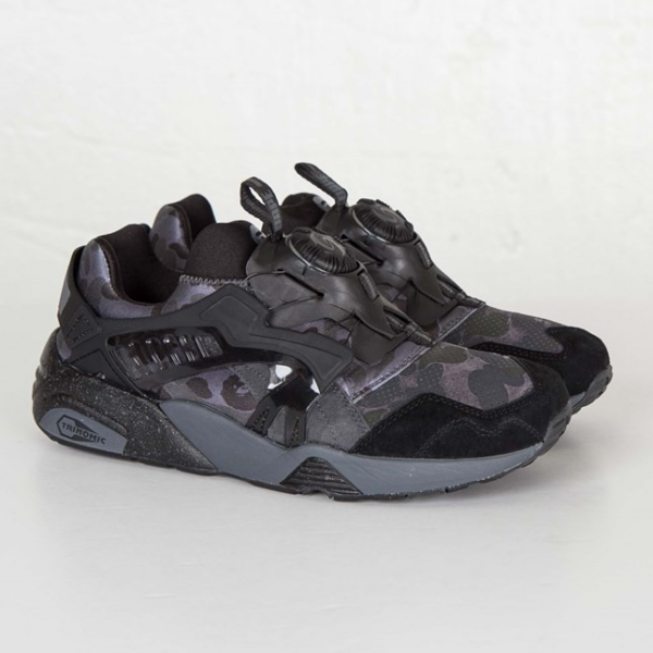 Giày Puma A Bathing Ape x Disc Blaze 'Black Camo' 358846-02 - Ảnh 5