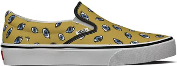 Giay Vans Looking Glass Slip-On 'Black Yellow' VN0A7VCF939