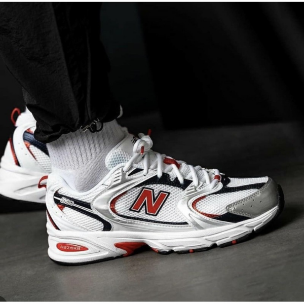 Giày New Balance 530 'White Velocity Red' MR530UIX - Ảnh 2