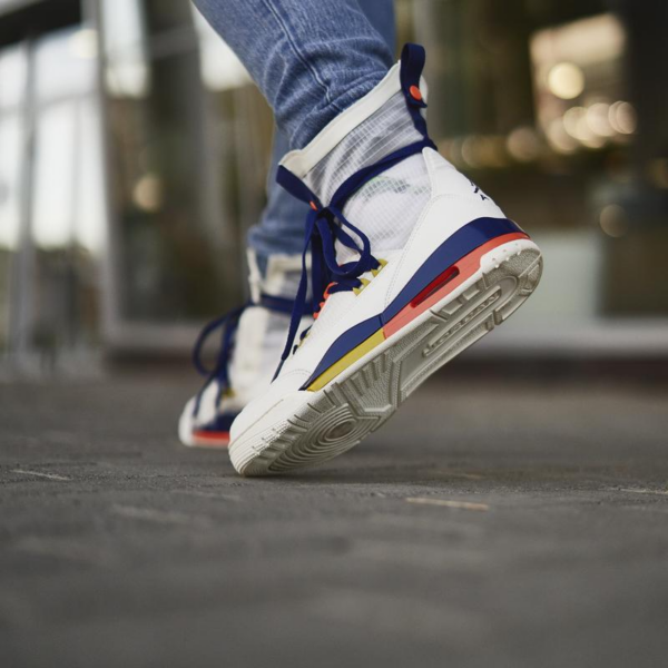 Giày Nike Wmns Air Jordan 3 RTR EXP Lite 'Sail Blue Void' BQ8394-100 - Ảnh 4