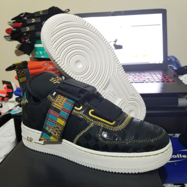 Giày Nike Air Force 1 Utility 'Black History Month' BV7783-001 - Ảnh 4