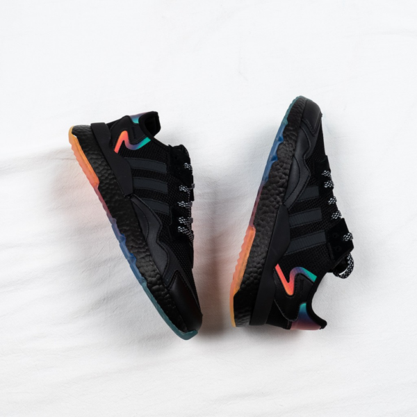 Giày Adidas Nite Jogger J 'Black Rainbow' FV4545 - Ảnh 2