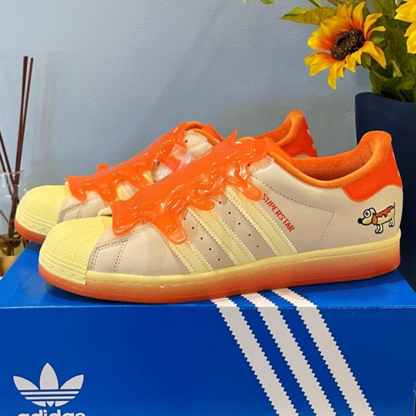 Giày Adidas Melting Sadness x Superstar 'Hotdog' FZ5256 - Ảnh 3