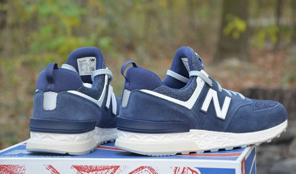 Giày New Balance 574 Sport 'Navy Blue' MS574BB - Ảnh 6