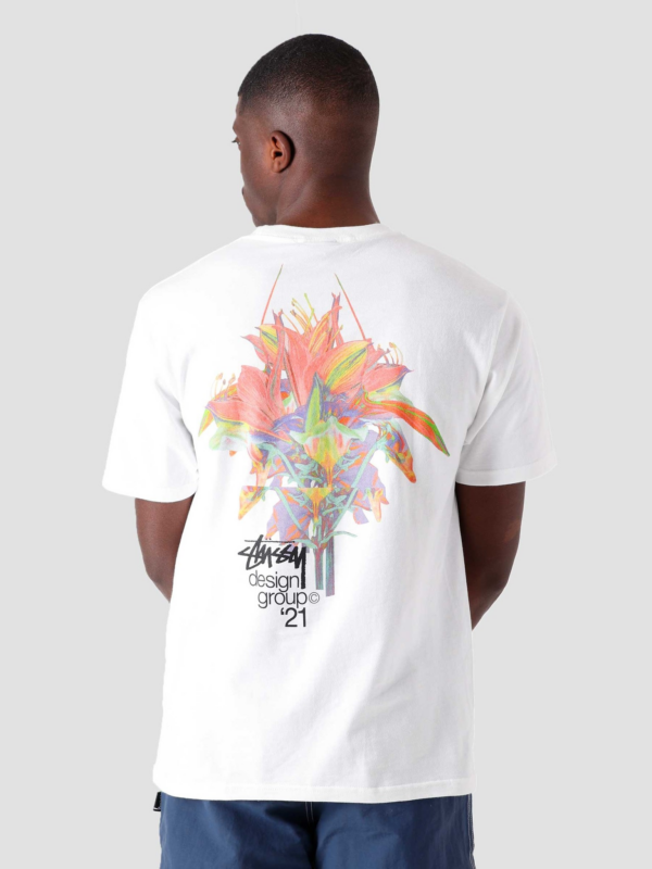 Áo Stussy Design Group 21 Tee White - Ảnh 5