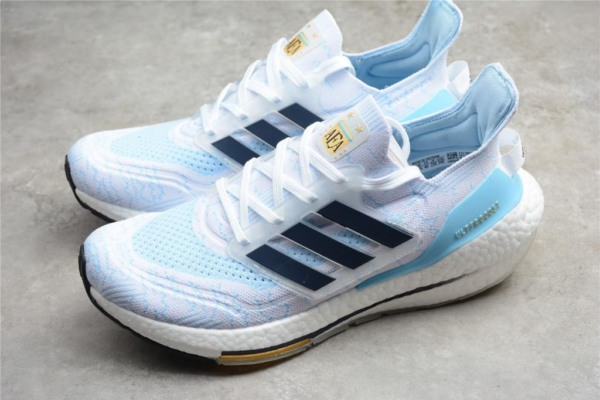 Giày Adidas UltraBoost 21 'White Clear Blue' GZ7120 - Ảnh 5