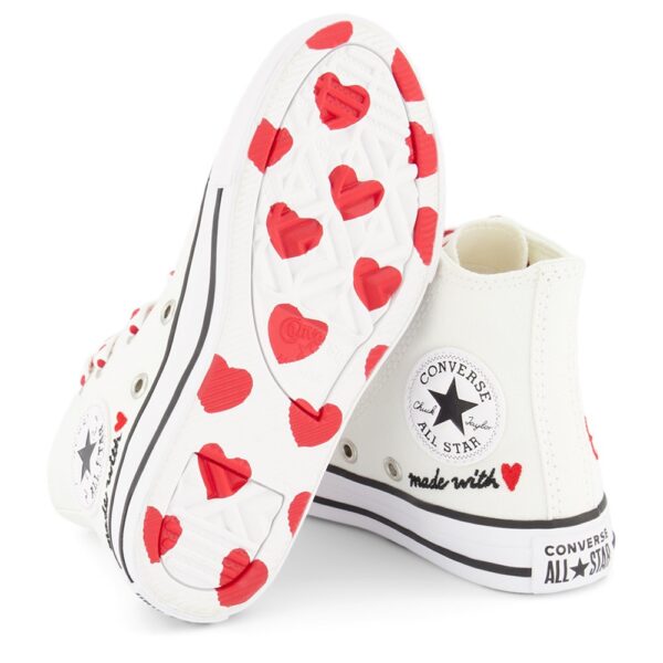 Giày Converse Chuck Taylor All Star High 'Made with Love White' 171159F - Ảnh 4
