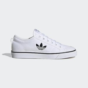 Alternative view of Giày Adidas Nizza Trefoil 'White Black' FX9268