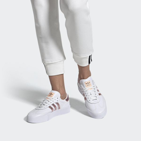 Giày Adidas Samba Rose Wmns 'Cloud White' FX3816 - Ảnh 7
