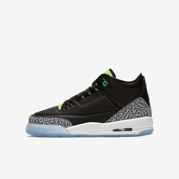 Giày Nike Air Jordan 3 Retro GS 'Electric Green' DA2304-003 - Ảnh 4