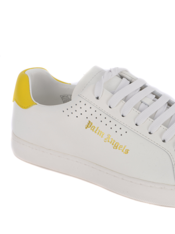 Giày Palm Angels New Tennis 'White Yellow' PMIA056S21LEA001 0118 - Ảnh 2