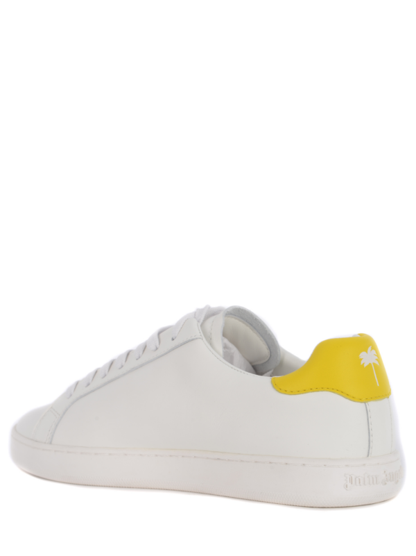 Giày Palm Angels New Tennis 'White Yellow' PMIA056S21LEA001 0118 - Ảnh 3