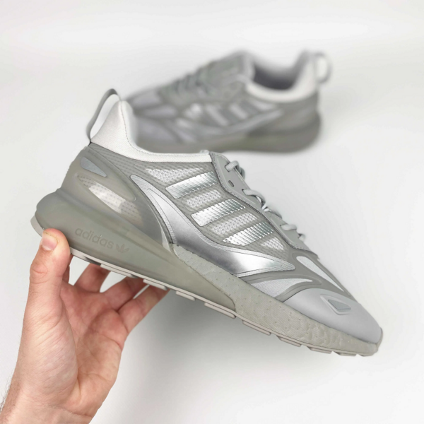 Giày Adidas ZX 2K Boost 2.0 'Grey Matte Silver' GZ7745 - Ảnh 5