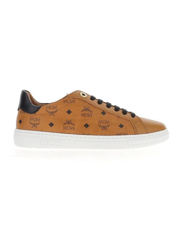 Giày Mcm Terrain Visetos Cognac MESAAMM17-CO - Ảnh 5