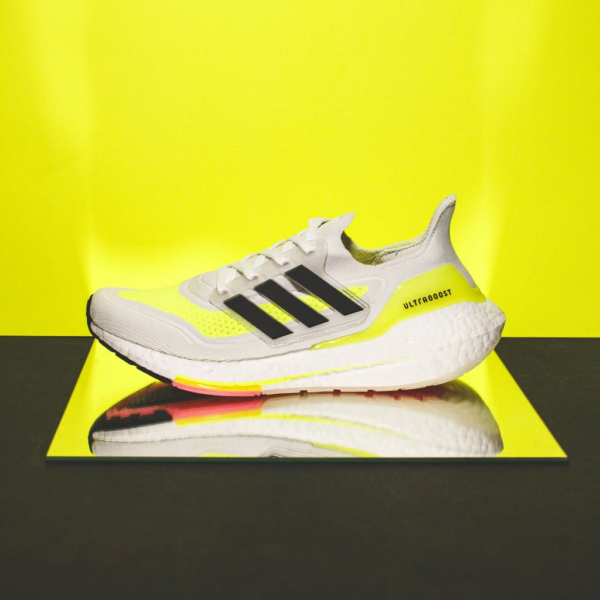 Giày Adidas UltraBoost 21 'White Solar Yellow' FY0377 - Ảnh 2