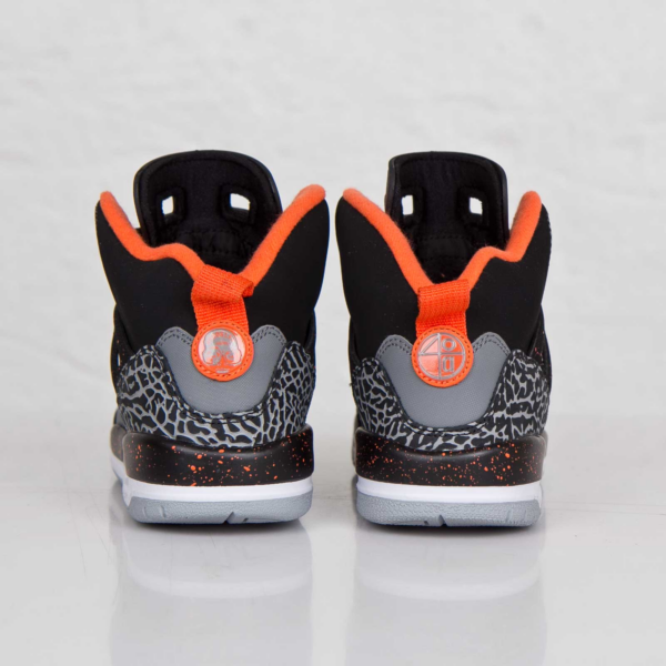 Giày Nike Jordan Spizike GS 'Black Electric Orange' 317321-080 - Ảnh 3