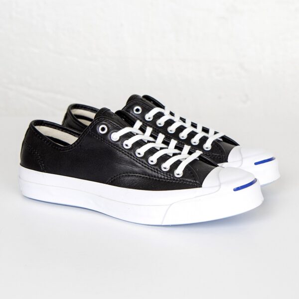 Giày Converse Jack Purcell Signature Ox Leather 'Black' 149910C - Ảnh 6