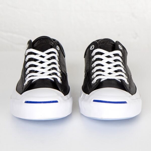Giày Converse Jack Purcell Signature Ox Leather 'Black' 149910C - Ảnh 5
