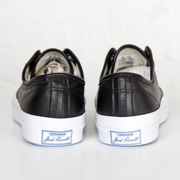 Giày Converse Jack Purcell Signature Ox Leather 'Black' 149910C - Ảnh 7
