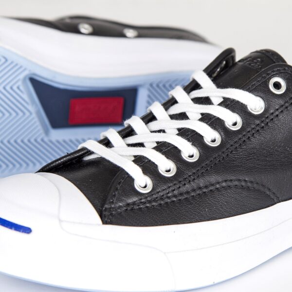 Giày Converse Jack Purcell Signature Ox Leather 'Black' 149910C - Ảnh 8