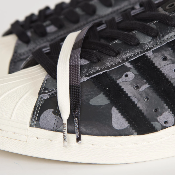 Giày Adidas Superstar 80s 'Undefeated Bape Black Camo' S74774 - Ảnh 7