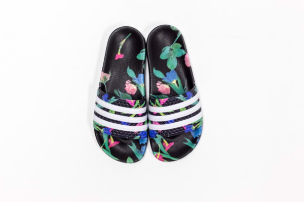 Dép Adidas Wmns Adilette Slides 'Black Floral' EE4853 - Ảnh 2