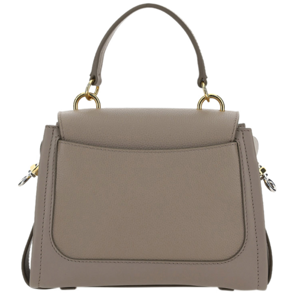 Túi Chloe Mini Tess Bag in Motty Grey CHC20AS143C6223W - Ảnh 3