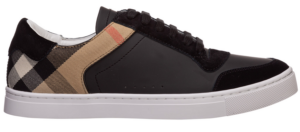 Giày Burberry Suede And House Check 'Black' 80241241