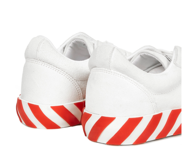Giày Off-White Vulc Sneaker Low White Red OMIA085R21LEA002-0125 - Ảnh 2