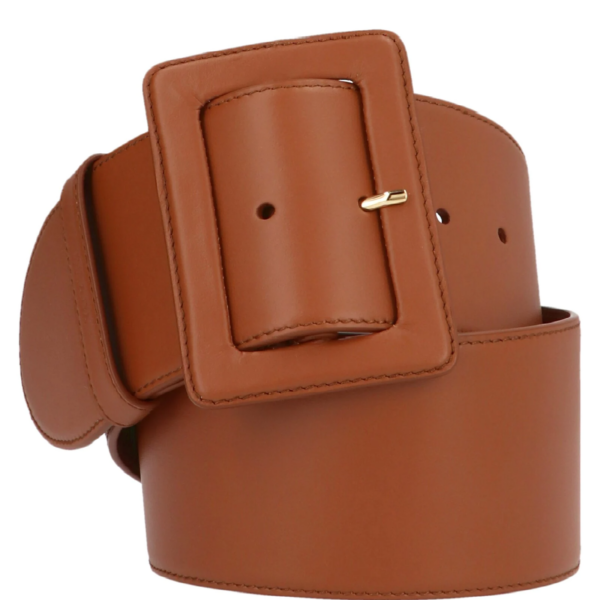 Thắt Lưng Prada High Brown Leather Belt 1CC4468NQF0046 - Ảnh 2
