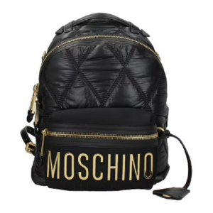 Balo Moschino Logo Quilted Nylon 'Black' B760582071555